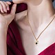 Подвески из кубического циркония с покрытием из латуни ZIRC-SZ0003-88-6