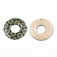 Печатные подвески дерева WOOD-S045-104D-2