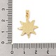 Латунные микро проложить кубического циркония подвески KK-R100-13G-01-3