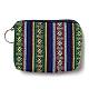 Кошельки из хлопковой ткани с полосатым узором в богемном стиле ABAG-Q043-04-2