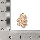 Латунные микро проложить кубического циркония подвески KK-C062-063G-3