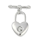 Латуни Переключить застежками KK-K391-18P-1