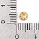 Покрытие стойки латунное микропаве кабошоны из кубического циркония KK-F874-04G-O-3
