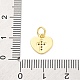 Латунные микро проложить кубического циркония подвески KK-D325-42G-3