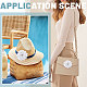 Цветочная шифоновая ткань с аксессуарами из стразов FIND-WH0159-97-6