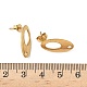 Фурнитура для сережек-гвоздиков из нержавеющей стали 304 STAS-V015-29G-3