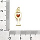 Латунные микро проложить кубического циркония подвески X-KK-Z100-21G-02-3
