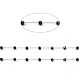 Стеклянные круглые цепочки из бисера CHS-B003-04E-2