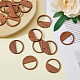 Подвески из орехового дерева 20шт WOOD-FH0002-14-4