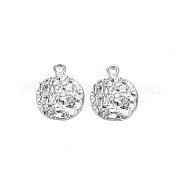 Латунные микропаве прозрачные кубические циркониевые подвески KK-S356-602-NF