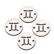 Необработанные соединители звеньев из натурального тополя WOOD-S045-139B-02