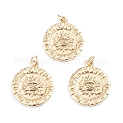 Латунные подвески ZIRC-I042-04G