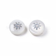 Бусины из натуральных пресноводных ракушек SHEL-N003-22-10P