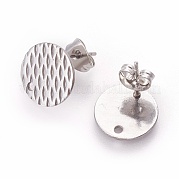 Фурнитура для сережек из нержавеющей стали марки 304 STAS-O119-16C-P