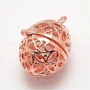Латунные диффузор Locket подвески KK-P100-40RG-RS