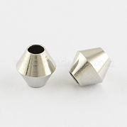 Биконические бусины из нержавеющей стали STAS-Q174-02