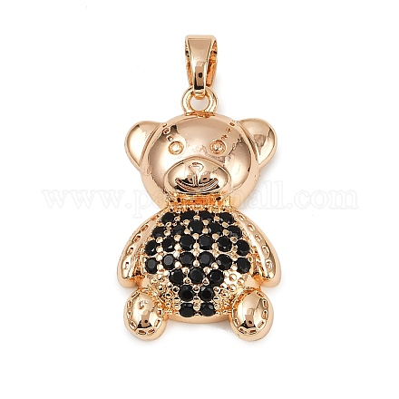 Латунные микро проложить кубического циркония подвески KK-E795-24KCG-02-1
