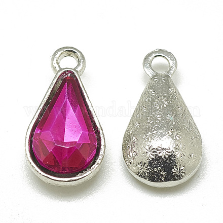 Сплав стекла подвески PALLOY-T029-8x13mm-09-1
