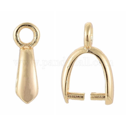 Держатели пончик из латуни KK-T029-51G-1