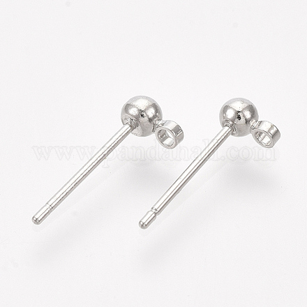 Латунные шариковые серьги KK-S348-415A-1