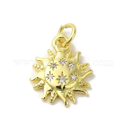 Латунные микро проложить кубического циркония подвески KK-M283-23G-01-1