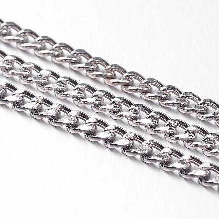 Железные кубинские звенья цепи CH-R013-4.5x3mm-P-1