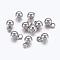 Tarnish Resistant Original Color Ball Charms 304 Stainless Steel Round Pendants, 7.5x5mm, Hole: 1.5mm