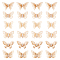24Pcs 6 Style DIY Brass Filigree Pendants, with Crystal Rhinestone, 3D Butterfly, Light Gold, 12~22.5x20~26x3.5~7mm, Hole: 1~1.6mm, 4pcs/style
