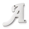 Tarnish Resistant 304 Stainless Steel Links Connectors, Initial Letter, Letter.A, A: 17x16x1.5mm, Hole: 0.9mm