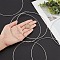 Tarnish Resistant Casual Style 304 Stainless Steel Snake Chain Choker Necklaces, with Lobster Claw Clasps, Stainless Steel Color, 17.7 inch(45cm)
