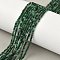 Natural African Jade Beads Strands, Faceted, Round, 2mm, Hole: 0.5mm, about 197pcs/strand, 15.55''(39.5cm)