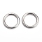 Non-Tarnish 304 Stainless Steel Linking Ring, Round Ring, Stainless Steel Color, 16x1.7mm, Inner Diameter: 11.8mm