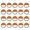 20Pcs Walnut Wood Pendants, Hollow Flat Round Charms, Undyed, Camel, 30x2mm, Hole: 2mm