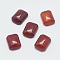 Natural Carnelian Cabochons, Dyed & Heated, Rectangle, 14x10x4.5mm