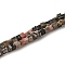 Natural Rhodonite Beads Strands, Cube, 2~2.5x2.5~3.5x2.5~3mm, Hole: 0.4mm, about 157~165pcs/strand, 14.96~15.75''(38~40cm)