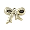 CCB Plastic Pendants, Bowknot, Golden, 40x49x11mm, Hole: 3.5mm