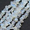 Opalite Beads Strands, Chip, 5~8mm, Hole: 1mm, about 33 inch(84cm)