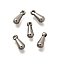 201 Stainless Steel Charms, Teardrop Charm, Stainless Steel Color, 7x3mm, Hole: 0.8mm