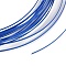 5M Aluminum Wire, Flat, for DIY Craft, Blue, 1x0.3mm, about 16.40 Feet(5m)/Roll
