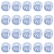 20Pcs Blue Cube Letter Silicone Beads 12x12x12mm Square Dice Alphabet Beads with 2mm Hole Spacer Loose Letter Beads for Bracelet Necklace Jewelry Making, Letter.T, 12mm, Hole: 2mm