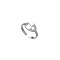 DIY fashionable stainless steel ring with non fading color, female niche high-end light luxury tagram style