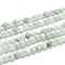 Natural Jadeite Beads Strands, Round, 3mm, Hole: 0.6mm, about 118pcs/strand, 15.35 inch(39cm)