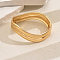 Classic Zinc Alloy Hinged Bangles for Daily Wear, Work or Valentine's Day Gift, Golden, Inner Diameter: 2-1/2 inch(6.5cm)
