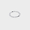 Stainless Steel Bamboo Joint Ring, Non-fading Fashion Ring, Stainless Steel Color, US Size 8(18.1mm)