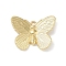 Rack Plating Brass Pendants, Long-Lasting Plated, Lead Free & Cadmium Free, Butterfly, Real 18K Gold Plated, 15x18.5x2.5mm, Hole: 1.2mm