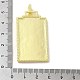 Подвеска из латуни микропаве с фианитами и эмалью KK-H458-02G-L01-3