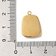 Подвески из нержавеющей стали 304 в форме ракушки STAS-L022-246G-3