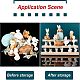 3-ярусные акриловые витрины ODIS-WH0006-08-6