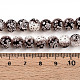 Прозрачная выпечка окрашенные стеклянные бусины нити DGLA-N009-8mm-08-5