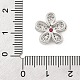 Латунные микро проложить кубического циркония слайд подвески ZIRC-I068-19P-4